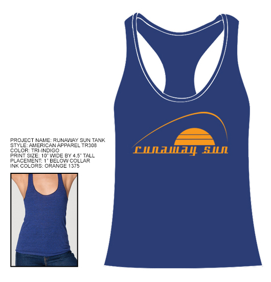Cleveland Indians Refried Apparel Women's Sustainable Tri-Blend Tank Top -  Navy